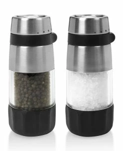 OXO Salt And Pepper Shakers, Grinder Set
