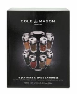 Cole & Mason 16-Jar Herb & Spice Carousel -Hot Sale All Lighting Shop 10163319 fpx