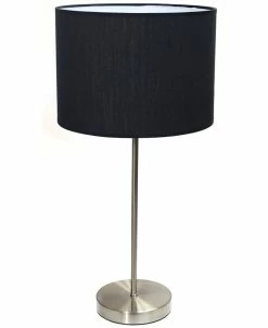 Simple Designs Brushed Nickel Stick Lamp With Fabric Shade 11 Simple Designs Brushed Nickel Stick Lamp With Fabric Shade -Hot Sale All Lighting Shop 10210197 fpx
