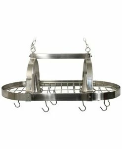 All The Rages Elegant Designs 2 Light Kitchen Pot Rack With Downlights -Hot Sale All Lighting Shop 10210272 fpx