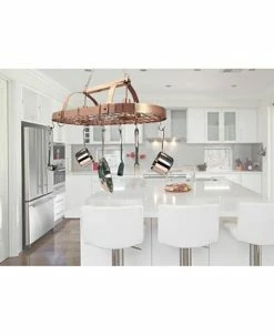 All The Rages Elegant Designs 2 Light Kitchen Pot Rack With Downlights -Hot Sale All Lighting Shop 10210277 fpx