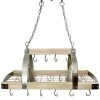 All The Rages Elegant Designs 2 Light Kitchen Wood Pot Rack With Downlights -Hot Sale All Lighting Shop 10210281 fpx