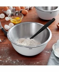 OXO Non-Skid Mixing Bowls, Set Of 3 White Stainless Steel -Hot Sale All Lighting Shop 10218645 fpx