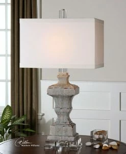 Uttermost San Marcello Blue Glaze Lamp