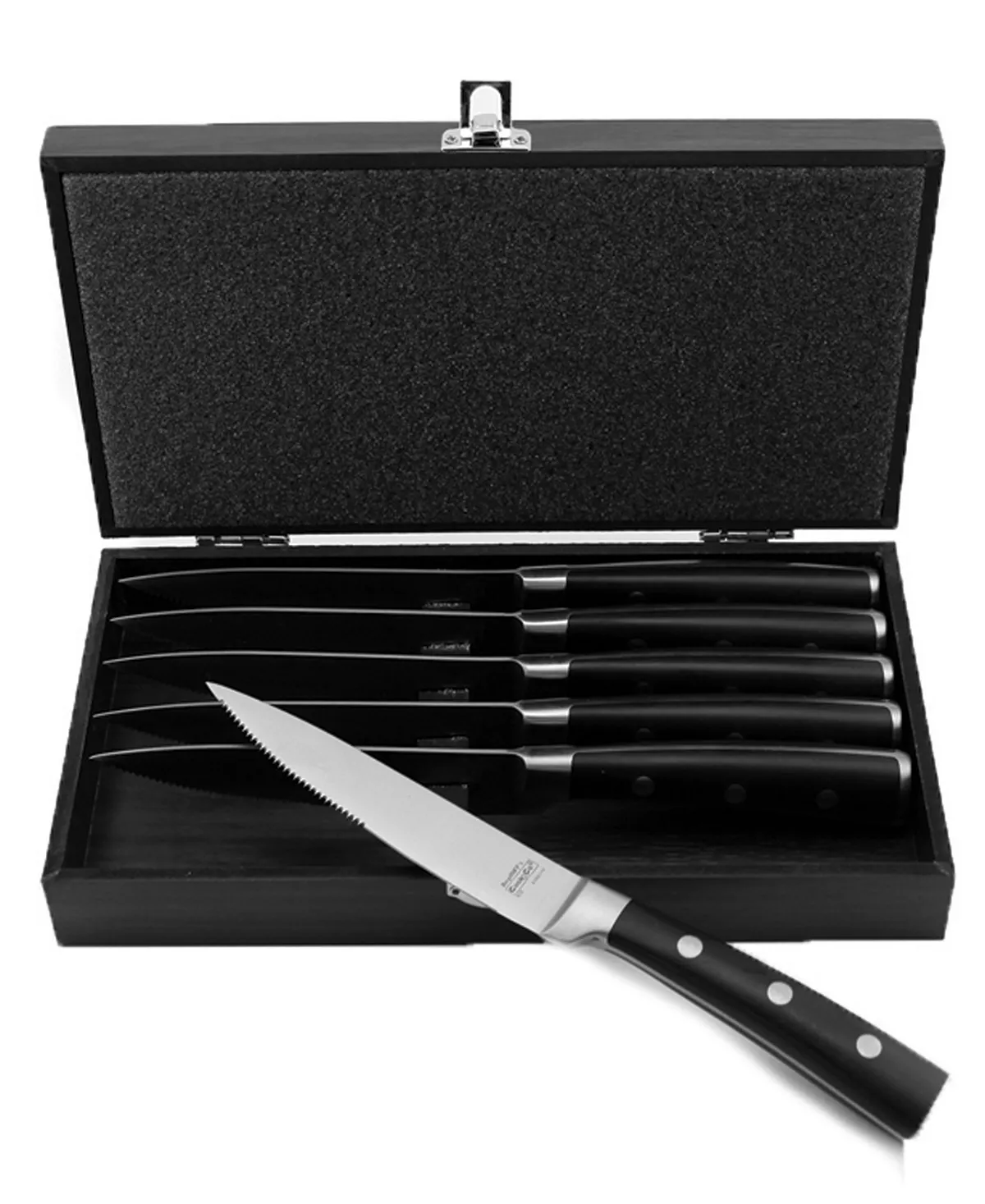 BergHOFF Classico 6 Piece Steak Set With Wooden Case 3 BergHOFF Classico 6 Piece Steak Set With Wooden Case