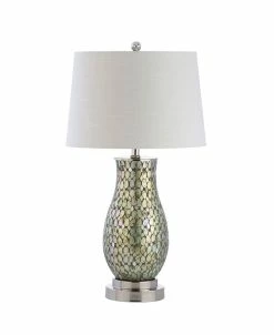 JONATHAN Y Douglas Mosaic Led Table Lamp