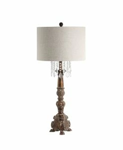 JONATHAN Y Carlisle Resin, Acrylic Led Table Lamp