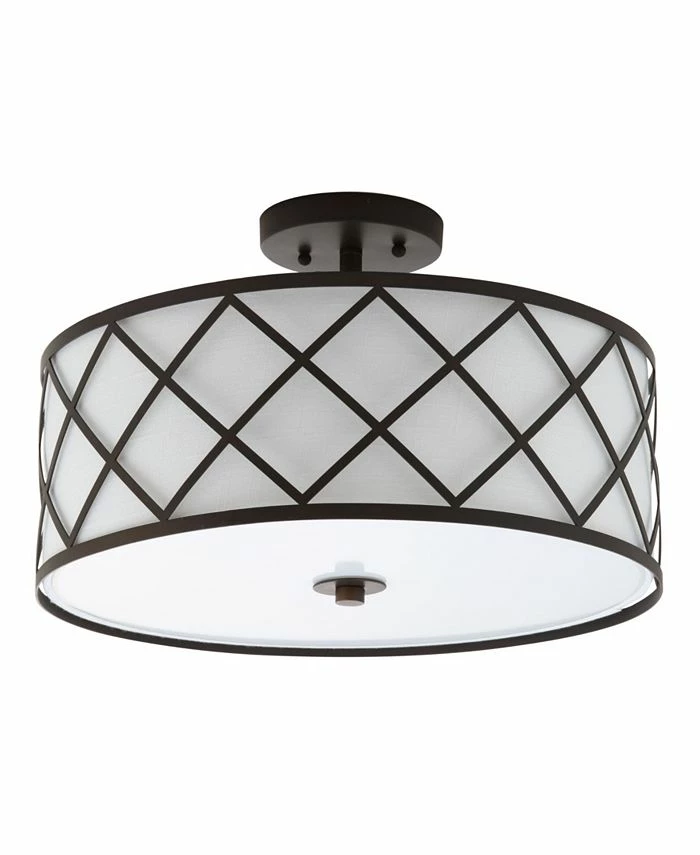 JONATHAN Y Elizabeth Metal Led Flush Mount 3 JONATHAN Y Elizabeth Metal Led Flush Mount