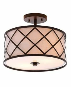 JONATHAN Y Elizabeth Metal Led Flush Mount -Hot Sale All Lighting Shop 11226629 fpx