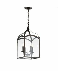 JONATHAN Y Ruth 4-Light Lantern Metal, Glass Led Pendant -Hot Sale All Lighting Shop 11226735 fpx