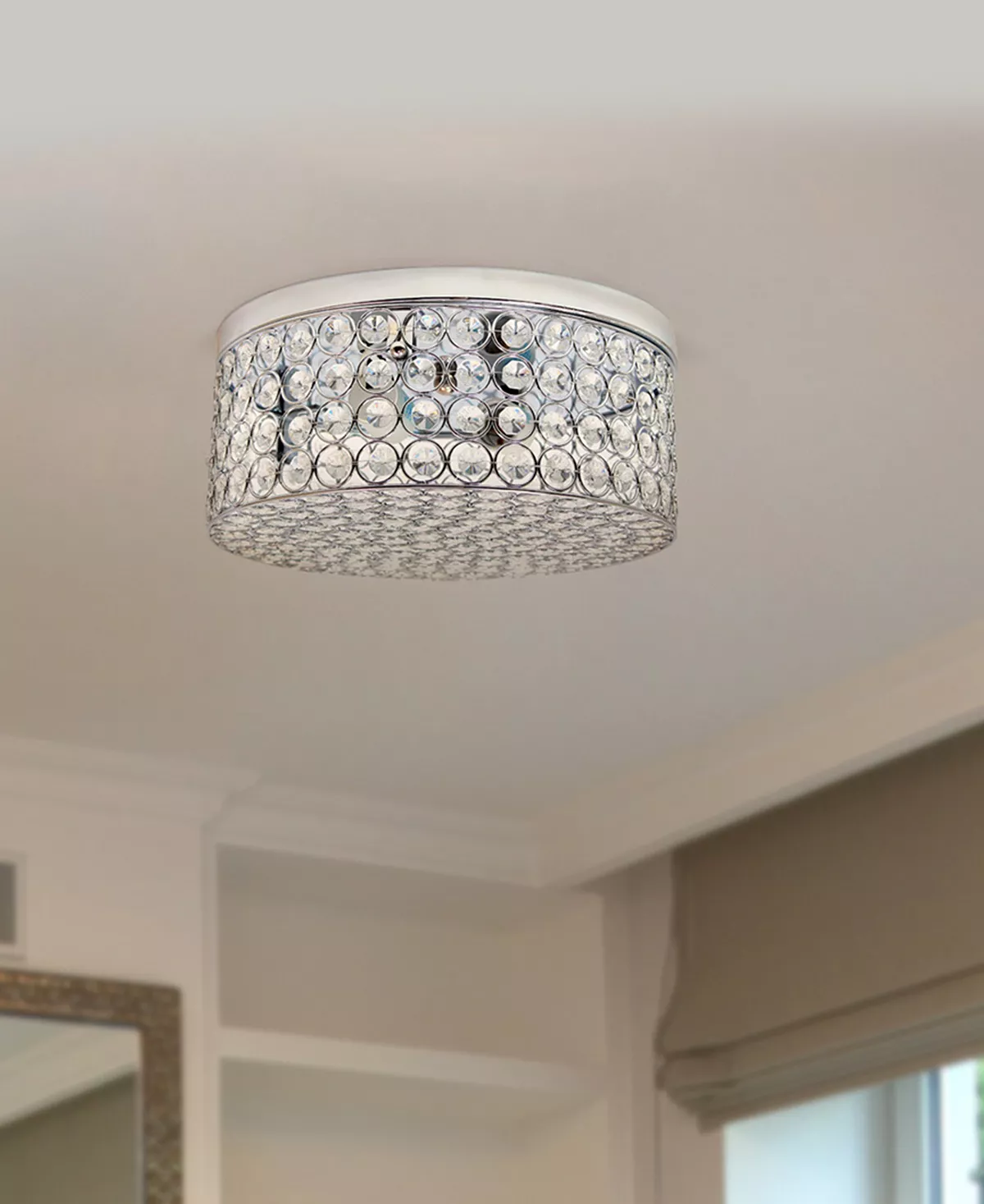 All The Rages Elegant Designs 12 Elipse Round Flushmount 4 All The Rages Elegant Designs 12 Elipse Round Flushmount - Image 2