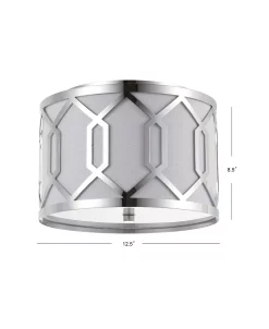 JONATHAN Y Ex 2-Light Metal Led Flush Mount -Hot Sale All Lighting Shop 11404983 fpx