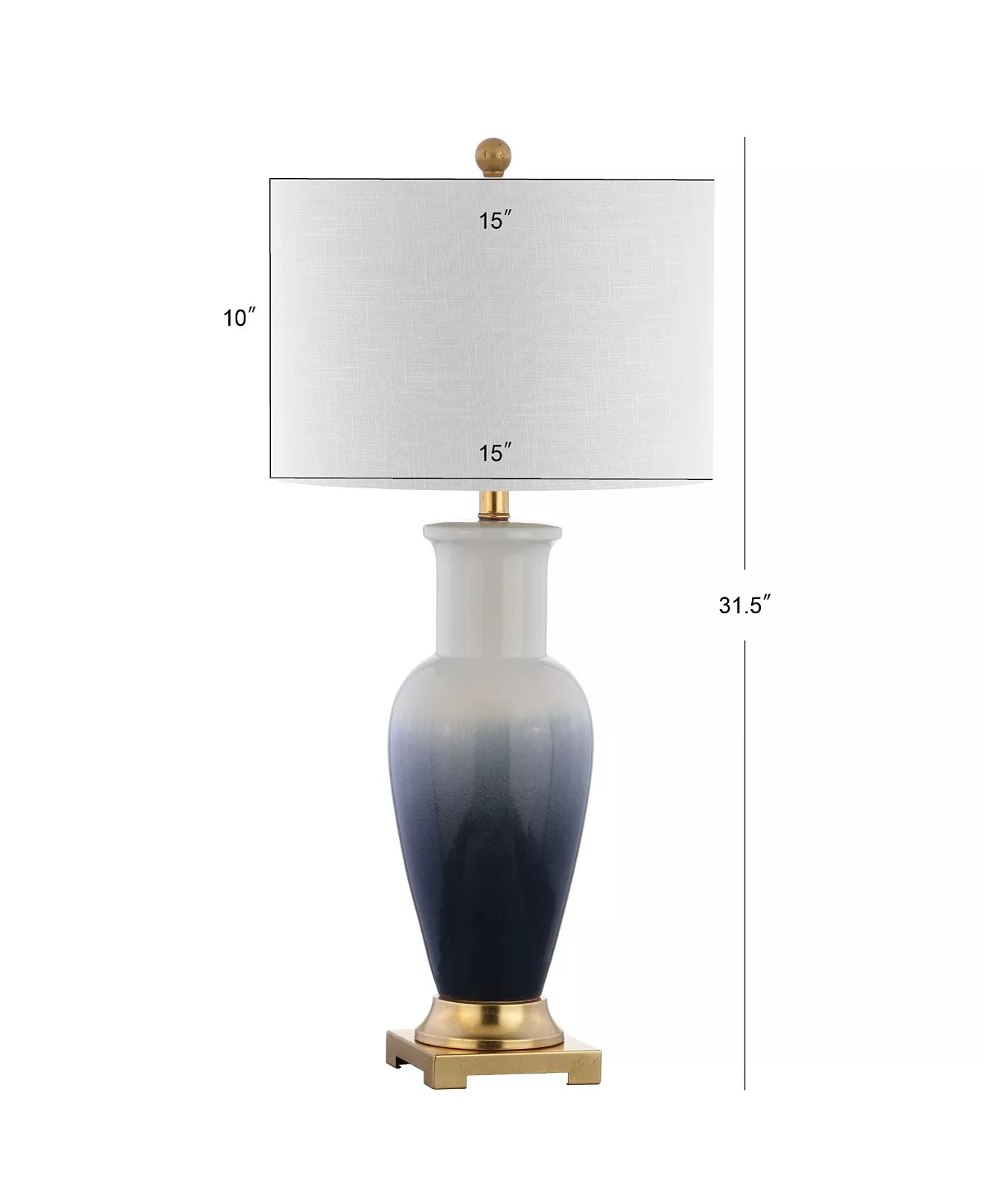 JONATHAN Y Dip Dye Ceramic Led Table Lamp 5 JONATHAN Y Dip Dye Ceramic Led Table Lamp - Image 3