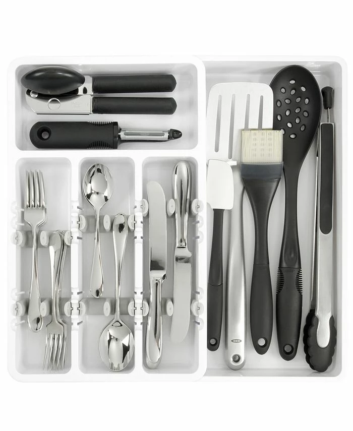 OXO Drawer Organizer, Expandable 3 OXO Drawer Organizer, Expandable