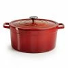 Martha Stewart Collection LOSEOUT! Enameled Cast Iron Round 8-Qt. Dutch Oven