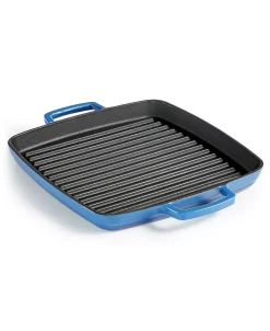 Martha Stewart Collection LOSEOUT! Enameled Cast Iron 11 Grill Pan, Created For Macy's -Hot Sale All Lighting Shop 11515044 fpx