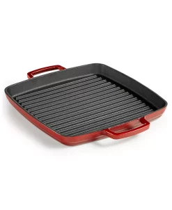 Martha Stewart Collection LOSEOUT! Enameled Cast Iron 11 Grill Pan, Created For Macy's -Hot Sale All Lighting Shop 11515052 fpx