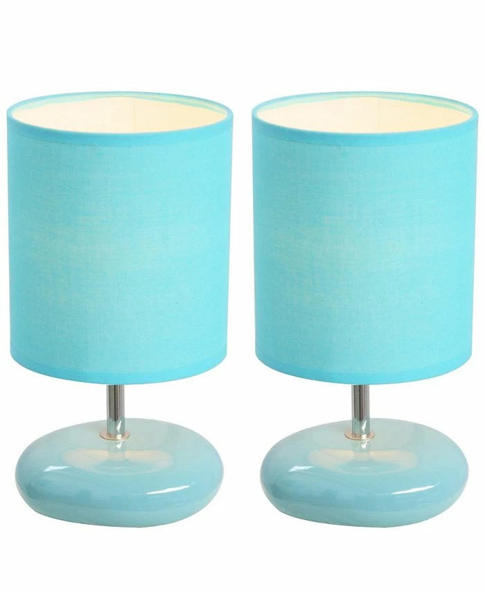All The Rages Simple Designs Stonies Small Stone Look Table Bedside Lamp 2 Pack Set 3 All The Rages Simple Designs Stonies Small Stone Look Table Bedside Lamp 2 Pack Set