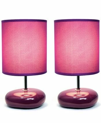 All The Rages Simple Designs Stonies Small Stone Look Table Bedside Lamp 2 Pack Set 9 All The Rages Simple Designs Stonies Small Stone Look Table Bedside Lamp 2 Pack Set - Image 7