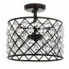JONATHAN Y Gabrielle Crystal/Metal LED Semi-Flush Mount -Hot Sale All Lighting Shop 12081467 fpx