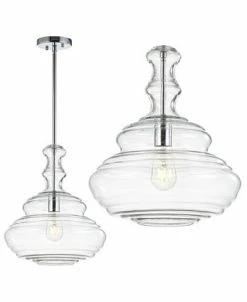 JONATHAN Y Bettina Glass/Metal LED Pendant -Hot Sale All Lighting Shop 12081575 fpx