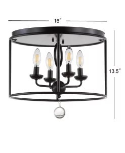 JONATHAN Y Lma Metal LED Flush Mount -Hot Sale All Lighting Shop 12081590 fpx