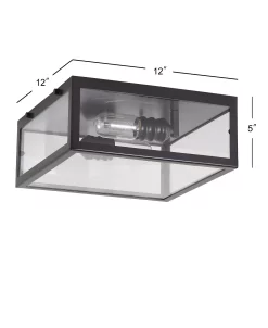 JONATHAN Y Grayson Metal/Glass LED Flush Mount 8 JONATHAN Y Grayson Metal/Glass LED Flush Mount -Hot Sale All Lighting Shop 12081614 fpx