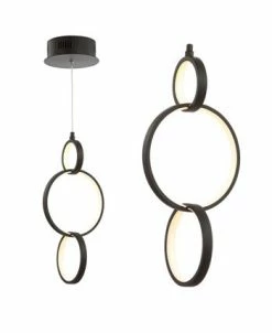 JONATHAN Y Loop Adjustable Integrated LED Metal Ring Pendant -Hot Sale All Lighting Shop 12081880 fpx