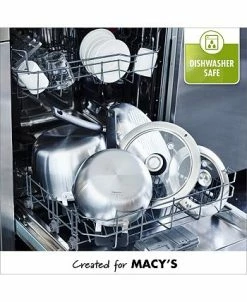 Greenpan Levels 11-Pc. Stainless Steel Stackable Ceramic Nonstick Cookware Set, Created For Macy's -Hot Sale All Lighting Shop 12225646 fpx