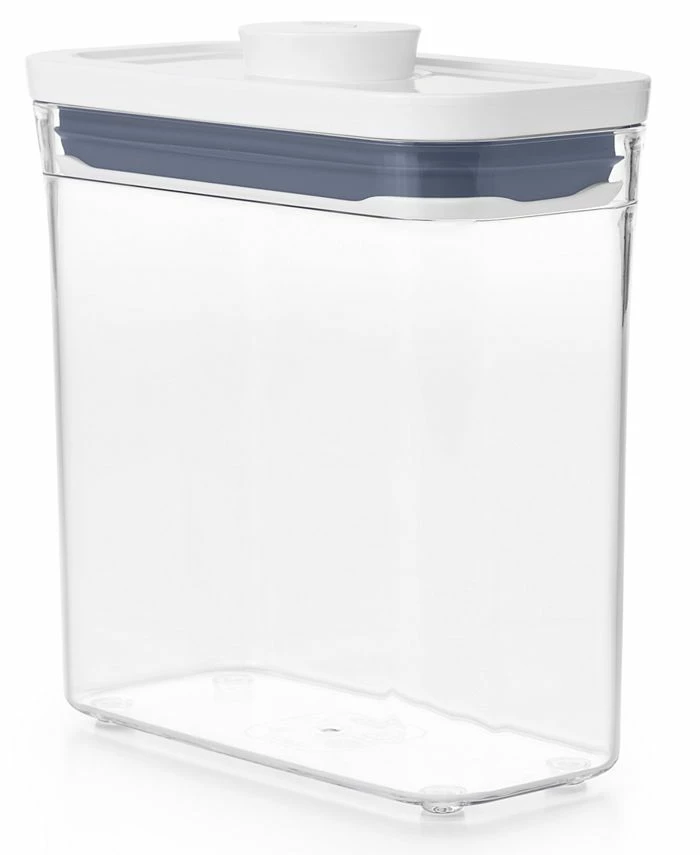 OXO Pop Slim Short Rectangular Food Storage Container 3 OXO Pop Slim Short Rectangular Food Storage Container