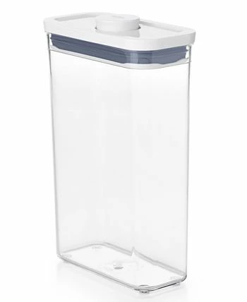 OXO Pop Slim Medium Rectangular Food Storage Container 4 OXO Pop Slim Medium Rectangular Food Storage Container - Image 2