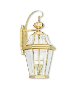 Livex CLOSEOUT! Georgetown 2-Light Outdoor Wall Lantern