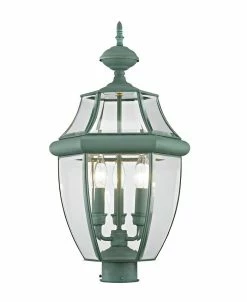 Livex Monterey 3-Light Outdoor Post Lantern