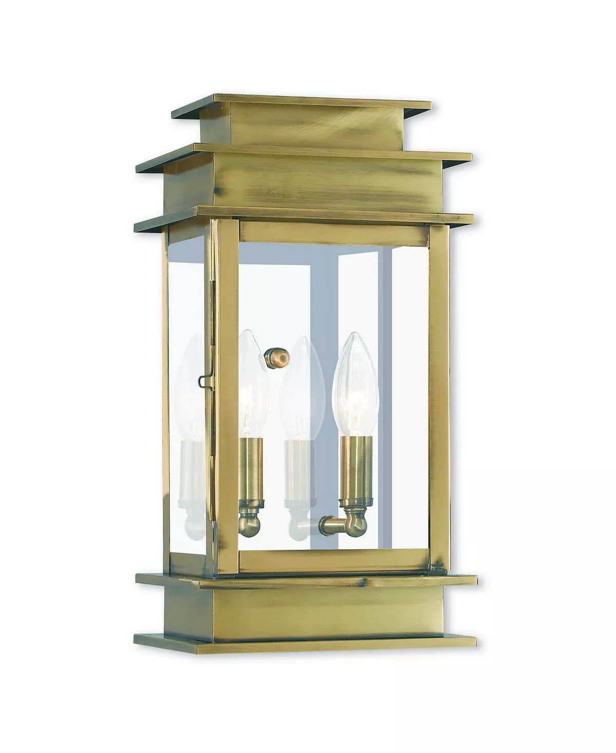 Livex Princeton 2-Light Outdoor 14 Wall Lantern 4 Livex Princeton 2-Light Outdoor 14 Wall Lantern - Image 2