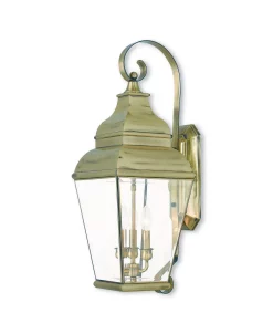 Livex Exeter 3-Light Outdoor Wall Lantern