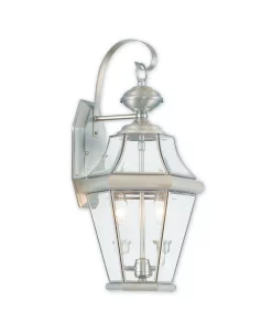 Livex CLOSEOUT! Georgetown 2-Light Outdoor Wall Lantern -Hot Sale All Lighting Shop 13062018 fpx