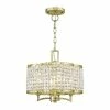 Livex Grammercy 4-Light Convertible Mini Chandelier/Ceiling Mount