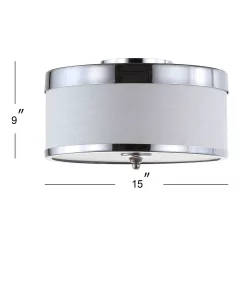 JONATHAN Y David 15 Metal LED Flush Mount -Hot Sale All Lighting Shop 13395897 fpx