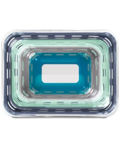 Ello Duraglass Mixed 10-Pc. Food Storage Container Set, Blue -Hot Sale All Lighting Shop 13396825 fpx