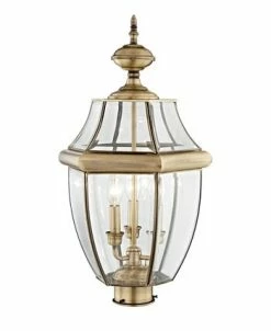 Livex Monterey 3-Light Outdoor Classic Color Post Lantern -Hot Sale All Lighting Shop 13759446 fpx