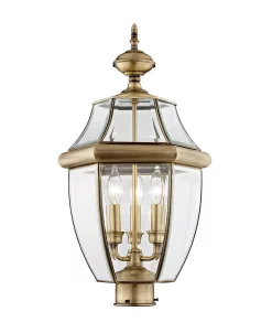 Livex Monterey 3-Light Outdoor Classic Color Post Lantern -Hot Sale All Lighting Shop 13759447 fpx