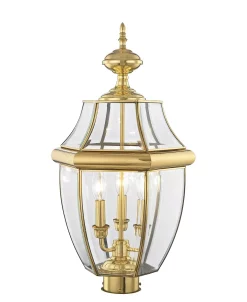 Livex Monterey 3-Light Outdoor Classic Color Post Lantern -Hot Sale All Lighting Shop 13759452 fpx