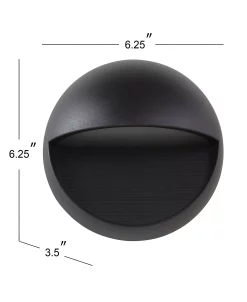 JONATHAN Y Rbe 6.25 Outdoor Metal/Glass Integrated LED Sconce -Hot Sale All Lighting Shop 13760957 fpx