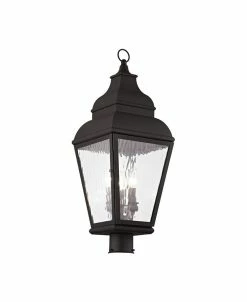 Livex Exeter 3-Light Outdoor Post Lantern -Hot Sale All Lighting Shop 13804844 fpx