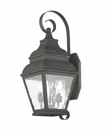 Livex Exeter 2-Light Outdoor Wall Lantern 5 Livex Exeter 2-Light Outdoor Wall Lantern - Image 3