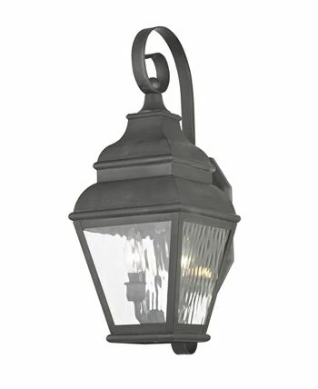 Livex Exeter 2-Light Outdoor Wall Lantern 7 Livex Exeter 2-Light Outdoor Wall Lantern - Image 5