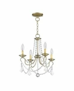 Livex Pennington 4-Light Convertible Mini Chandelier/Ceiling Mount -Hot Sale All Lighting Shop 13804917 fpx