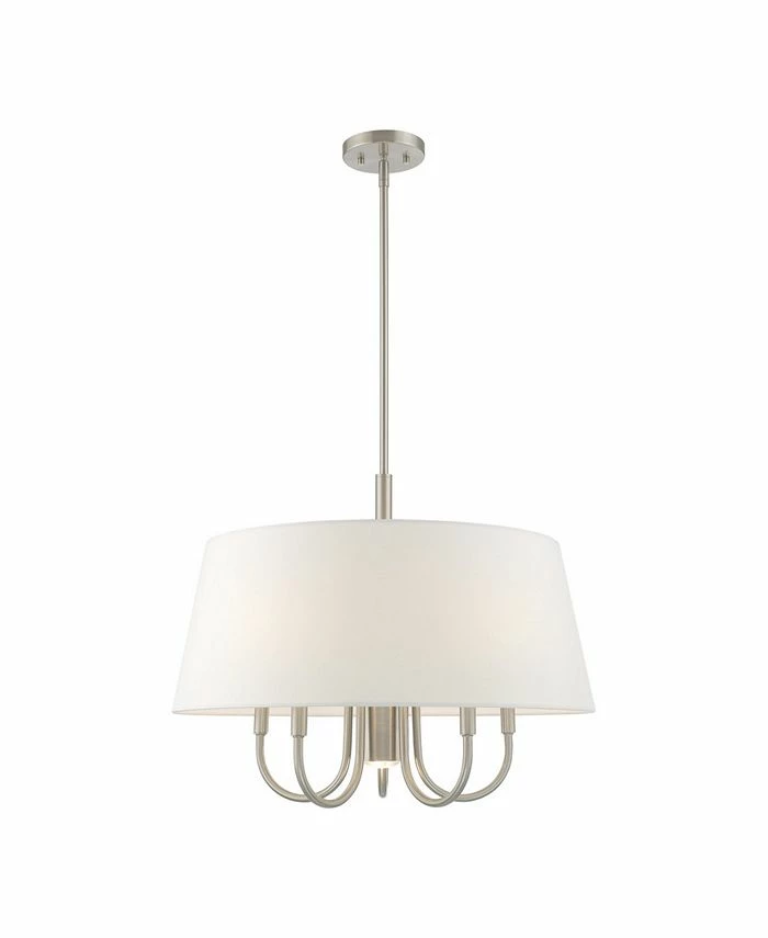 Livex Belclaire 6-Light Pendant Chandelier 3 Livex Belclaire 6-Light Pendant Chandelier