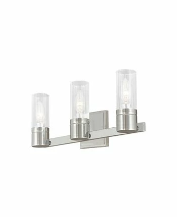 Livex Midtown 3-Light Bath Vanity Fixture 4 Livex Midtown 3-Light Bath Vanity Fixture - Image 2