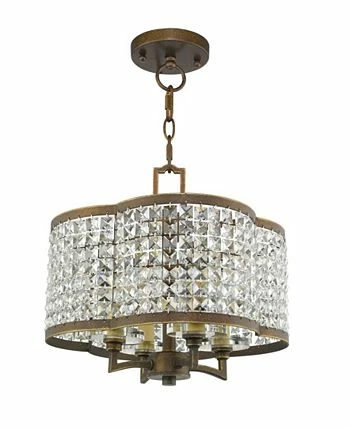 Livex Grammercy 4-Light Convertible Mini Chandelier/Ceiling Mount 9 Livex Grammercy 4-Light Convertible Mini Chandelier/Ceiling Mount - Image 7